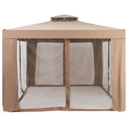 Canopy Gazebo Tent Shelter Garden Lawn Patio with Mosquito Netting