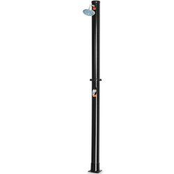 7.2 FT Solar Heated Hot/Cold Shower Spa w/ Base
