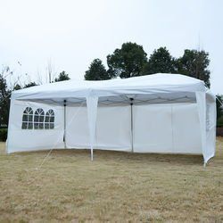 10' x 20' Total Iron Folding Wedding Tent with Cloth