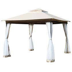 2-Tier 10' x 10' Canopy Gazebo Tent Shelter with Mosquito Netting
