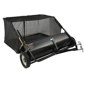 VEVOR Lawn Sweeper, 42.5", 25 cu. ft. Tow Behind Yard Sweeper, Dumping Rope Design & Heavy Duty, Durable to Use