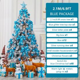 1PC artificial trees, home decor artificial trees, outdoor decorations, party supplies (inch: 82.5in, Colors: Blue)